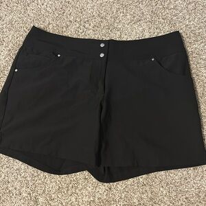 Black Slazenger Golf Shorts